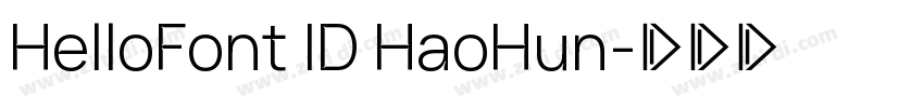 HelloFont ID HaoHun字体转换